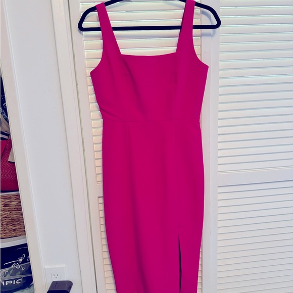 Milly Cady Rita Square Neck Midi Dress - Picture 2 of 4